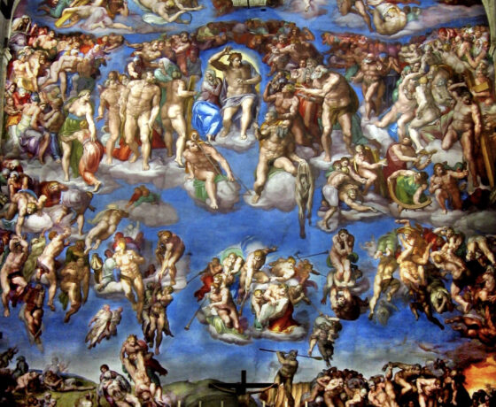 Giudizion Universale, Cappella Sistina Michelangelo